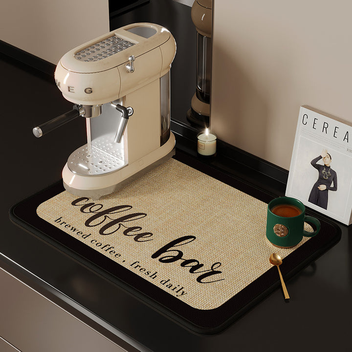 Kaffeebar Küchenteppich Komfortmatte
