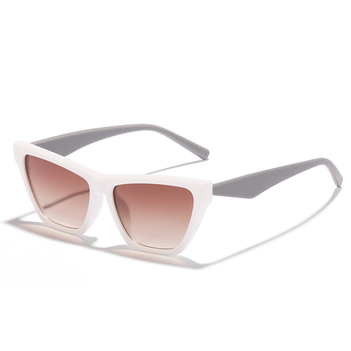 Damen Designer-Sonnenbrille mit stilvollem transparentem Rahmen und UV-Schutz Karnz