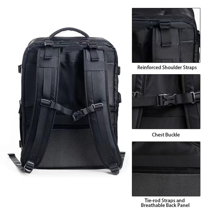 Multifunktionaler Rucksack mit Abnehmbarem Innenfach Karnz