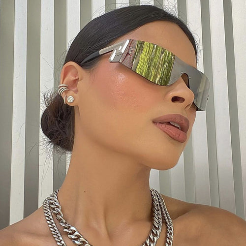 Damen futuristische Schutzbrille Karnz