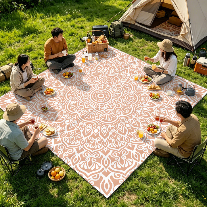 Mandala Design Strandmatte Karnz