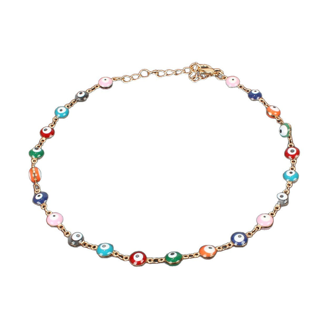 Bunte Perlen Fußkette Karnz
