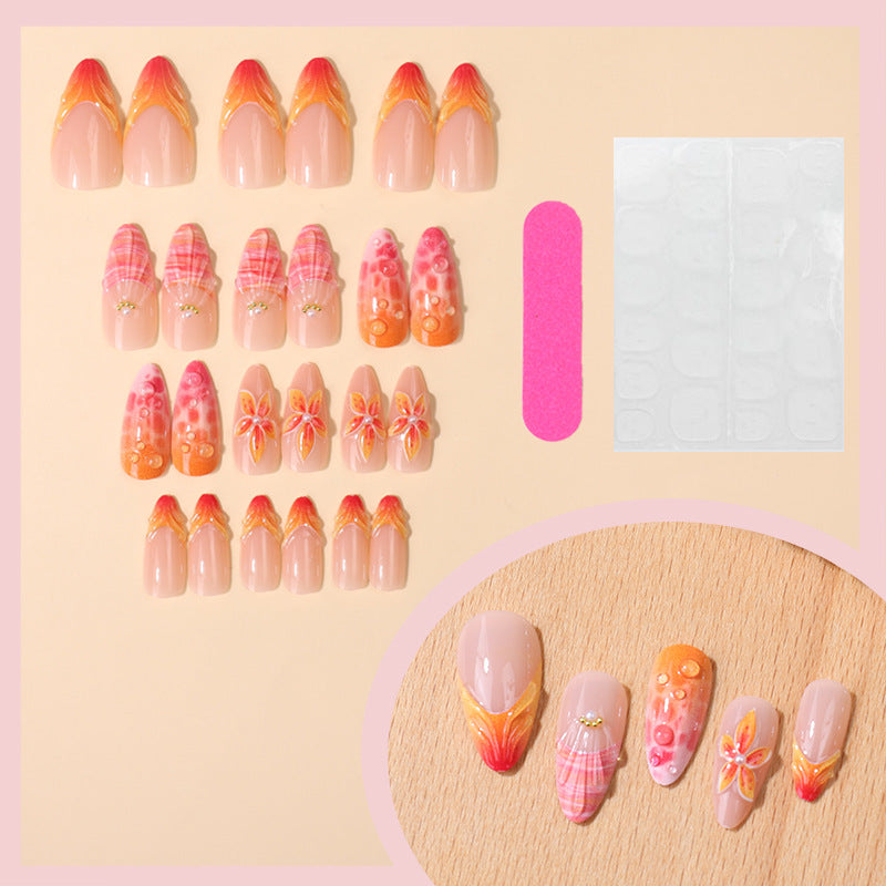 Dekorative Gel-Nageltips Karnz