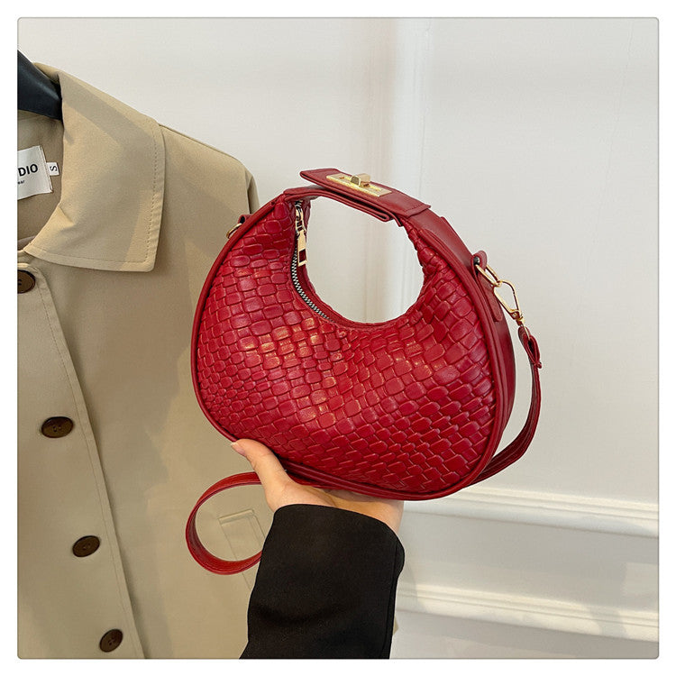 WoTextured Leder Hobo Tasche Karnz