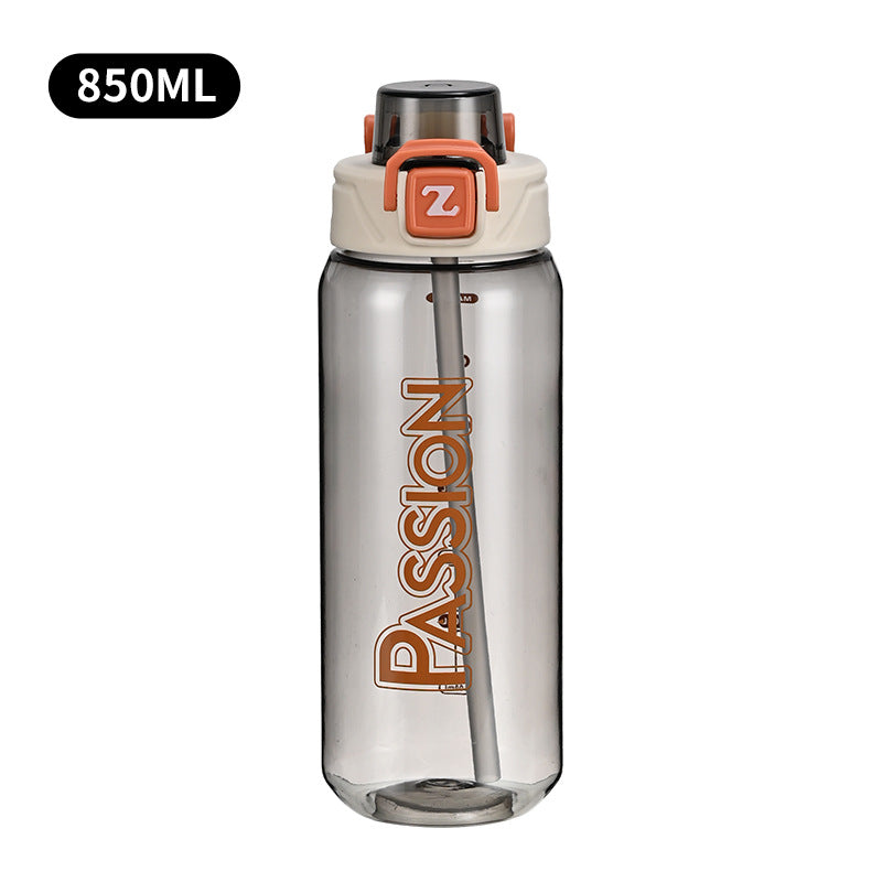 Damen Trinkflasche mit integriertem Messsystem und Flip-Top-Verschluss Karnz