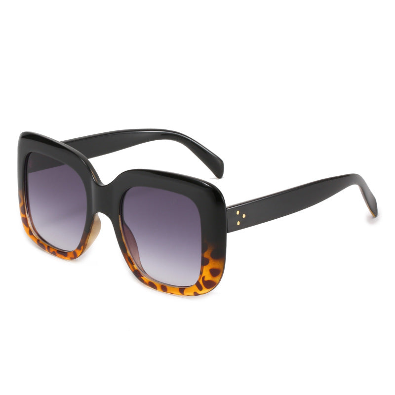 Damen oversized quadratische Sonnenbrille mit hochwertigem Kunststoffrahmen Karnz