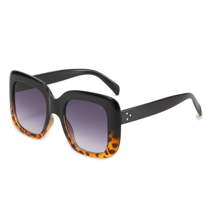 Damen oversized quadratische Sonnenbrille mit hochwertigem Kunststoffrahmen Karnz