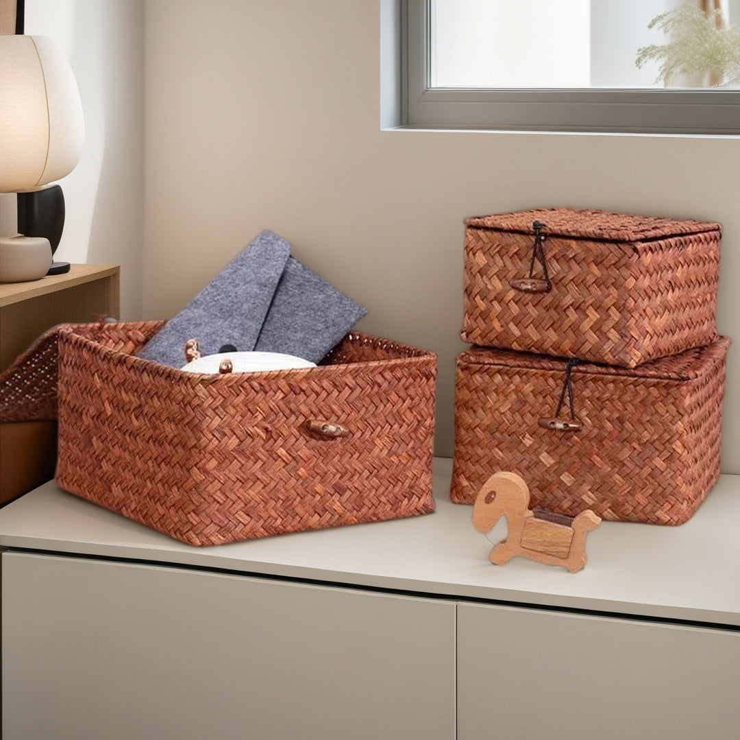 Damen Aufbewahrungsbox aus Naturmaterialien Karnz