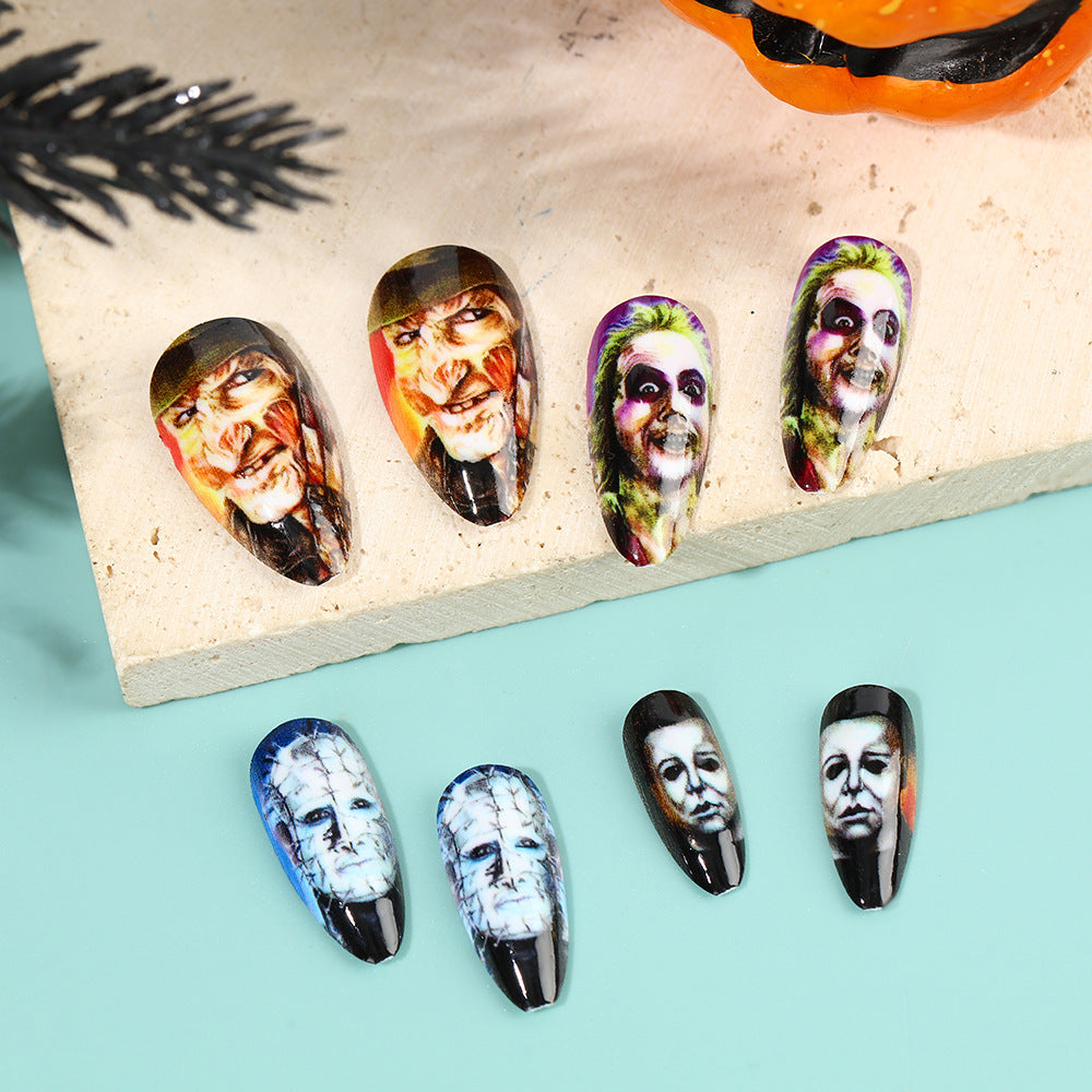 Kreative Halloween Kunstnägel Set Karnz