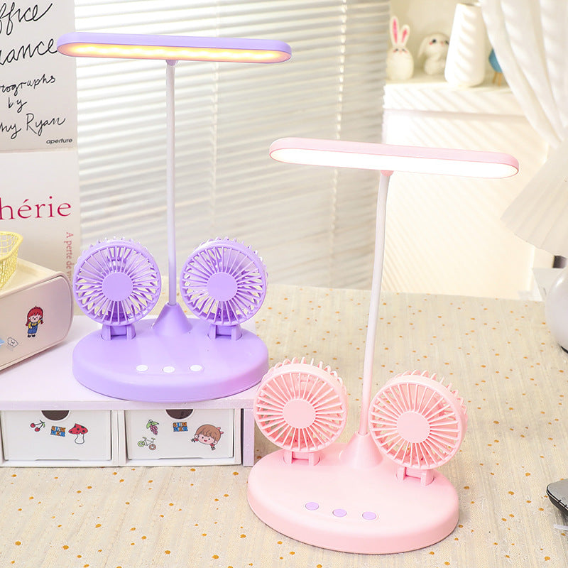 Damen Multifunktionaler Tischventilator mit integrierter LED-Beleuchtung Karnz