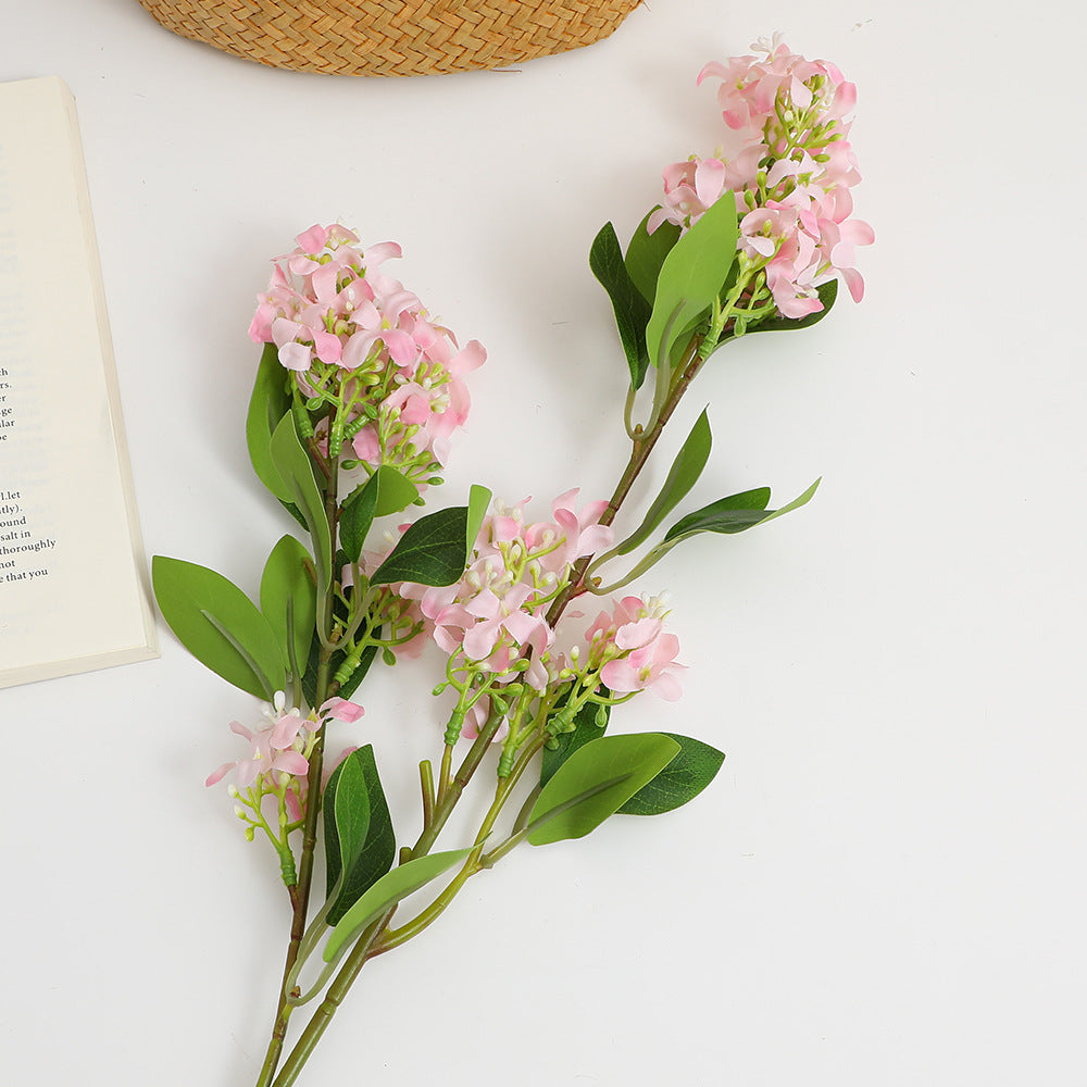 Künstlicher Blütenzweig mit leuchtenden Blüten Karnz