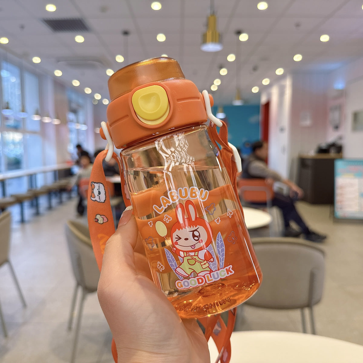 Damen Cartoon Trinkflasche Karnz
