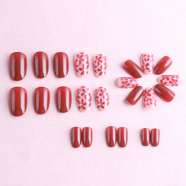Florales Gel-Nagelkunst-Kit Karnz