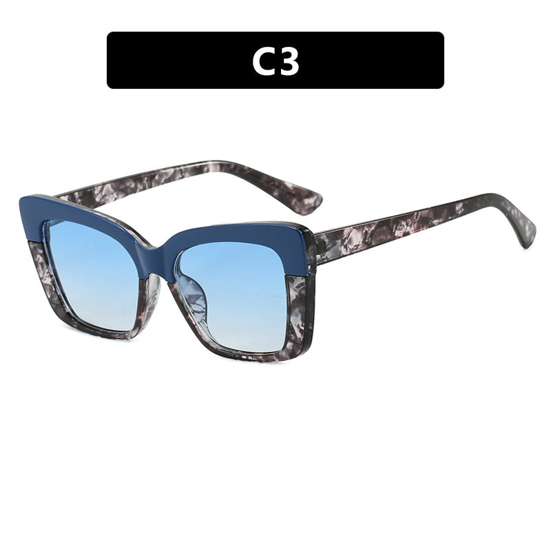 Damen modische Brille im trendigen Geometrie-Design Karnz