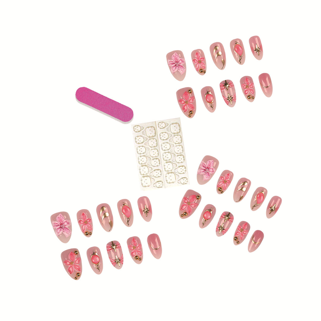 Dekoratives Florales Nagelkunstset