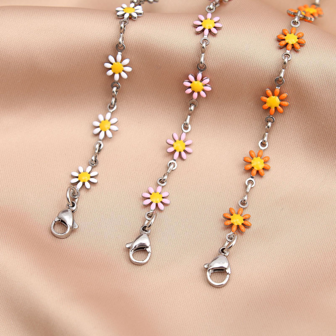 Blumen Charm Ketten Fußkette Karnz