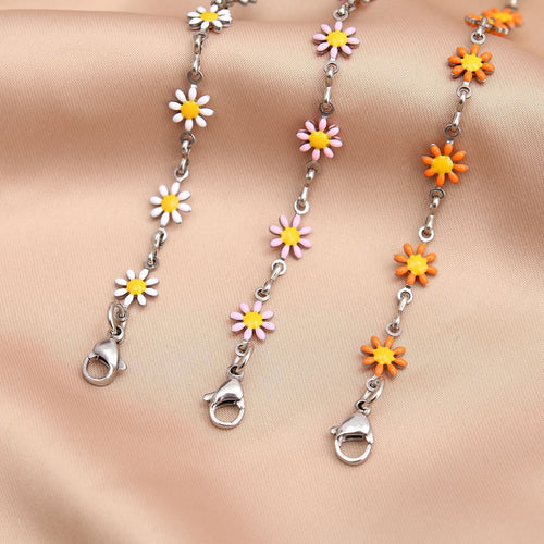 Blumen Charm Ketten Fußkette Karnz