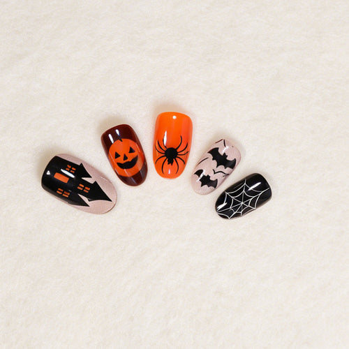 Halloween-Themen Press-On Nail Art Kit Karnz