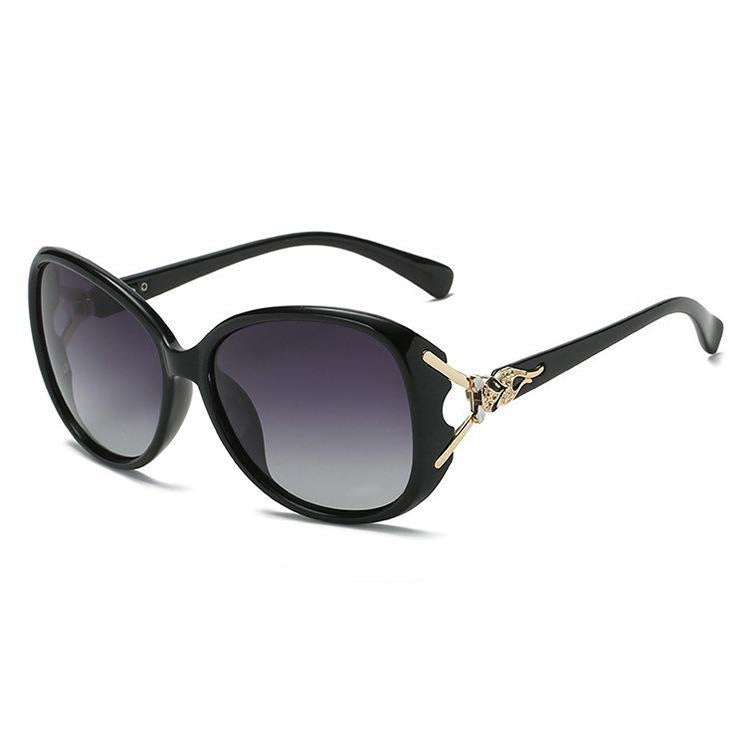 Damen glamouröse Oversize-Sonnenbrille Karnz