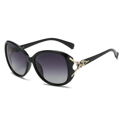 Damen glamouröse Oversize-Sonnenbrille Karnz