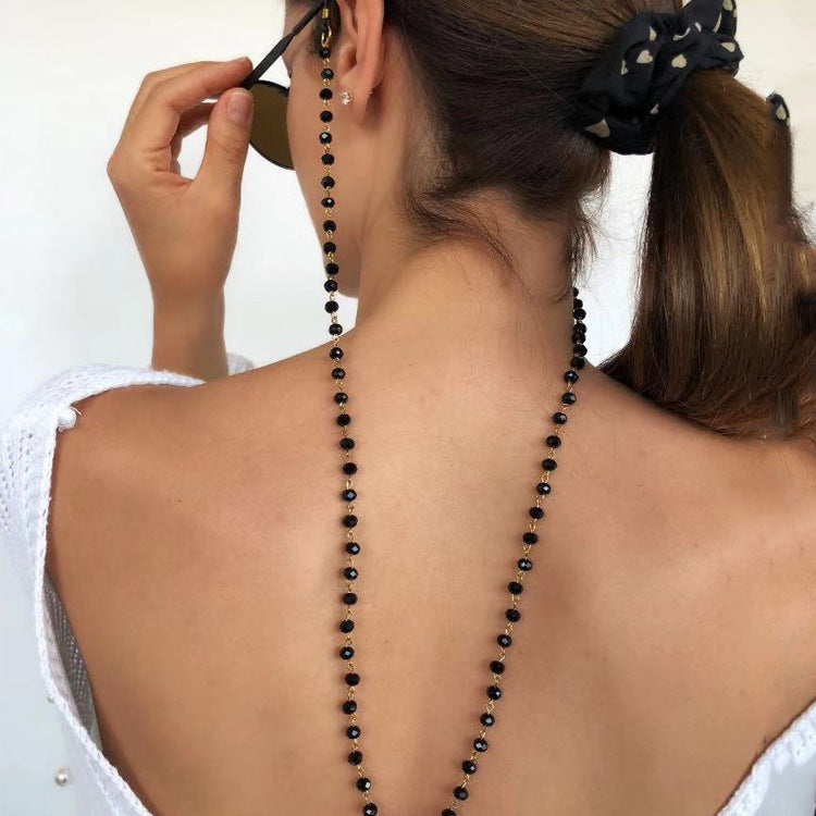 Perlen-Brillenband mit Kristallinem Glanz Karnz