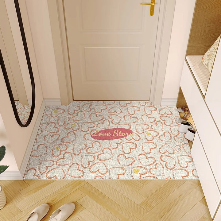 Stylische Terrazzo-Design Eingangsfußmatte Karnz