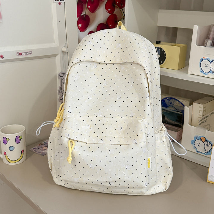 Leichte Polka Dot Freizeit-Rucksack Karnz
