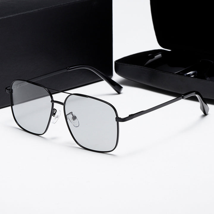 Herren Modische quadratische Sonnenbrille Karnz