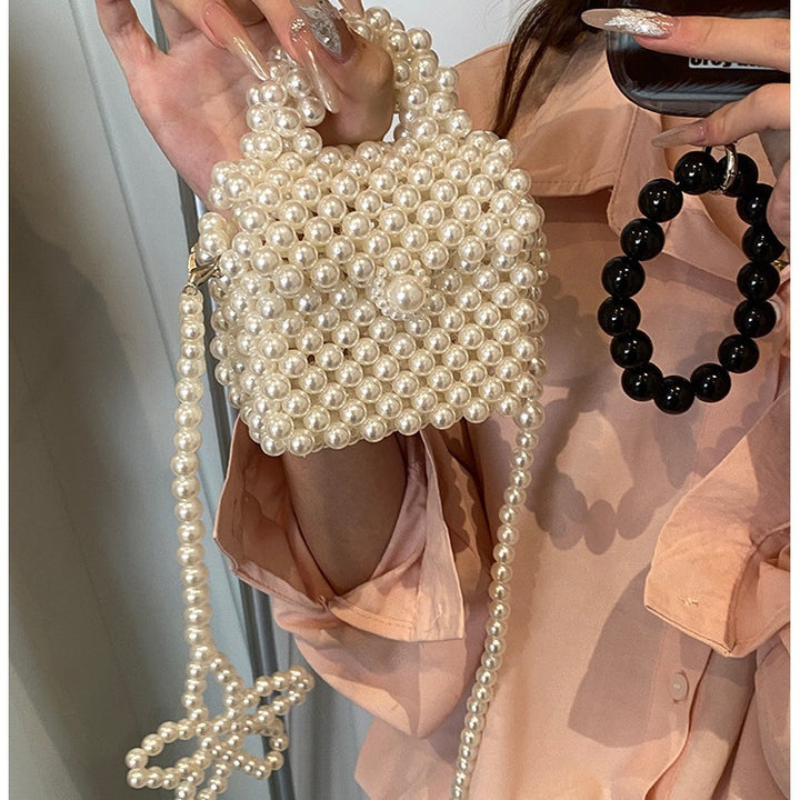 Elegante Perlen Abendhandtasche  1791041718