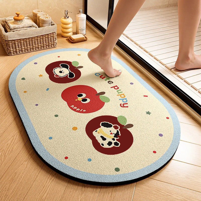 Niedlicher Tier-Motiv Memory Foam Badematte Karnz