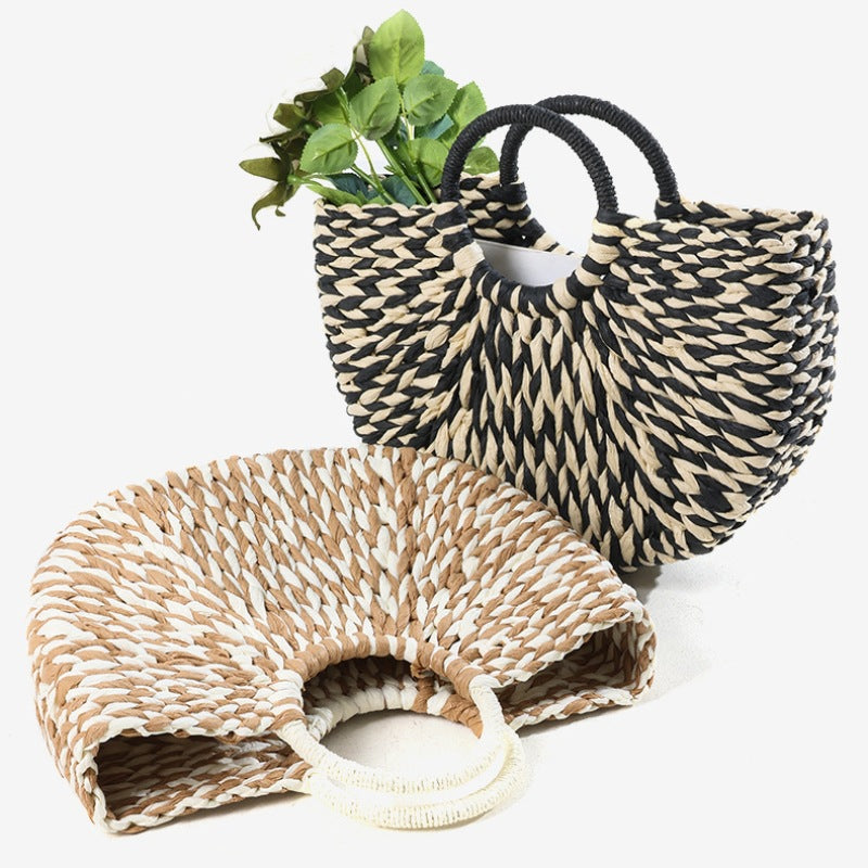 Damen Handtasche mit innovativem, geflochtenem Design Karnz