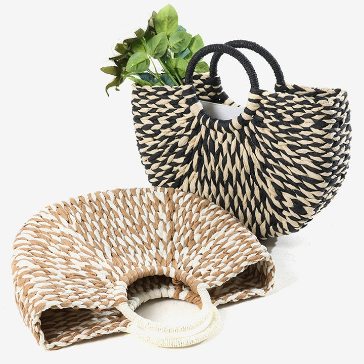 Damen Handtasche mit innovativem, geflochtenem Design Karnz