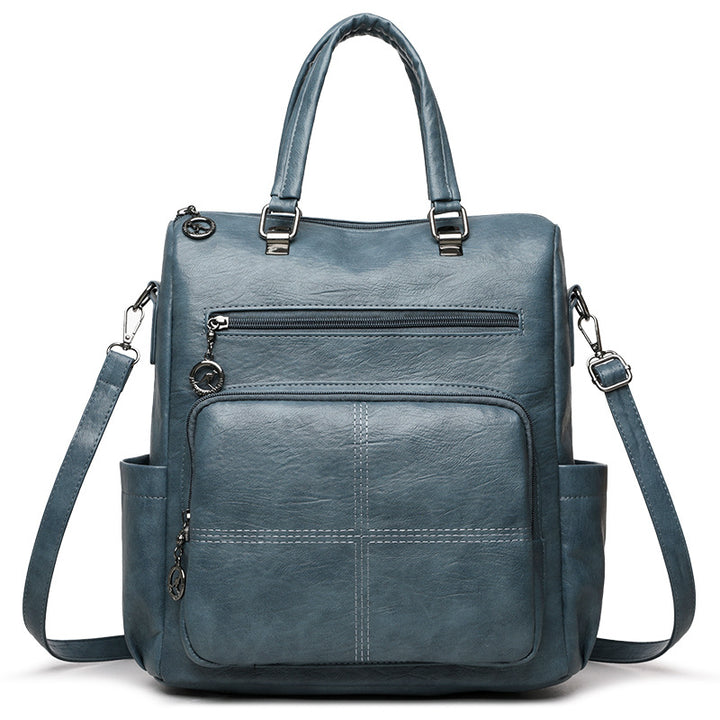 Stilvoller Multi-Funktions-Leder-Rucksack Karnz