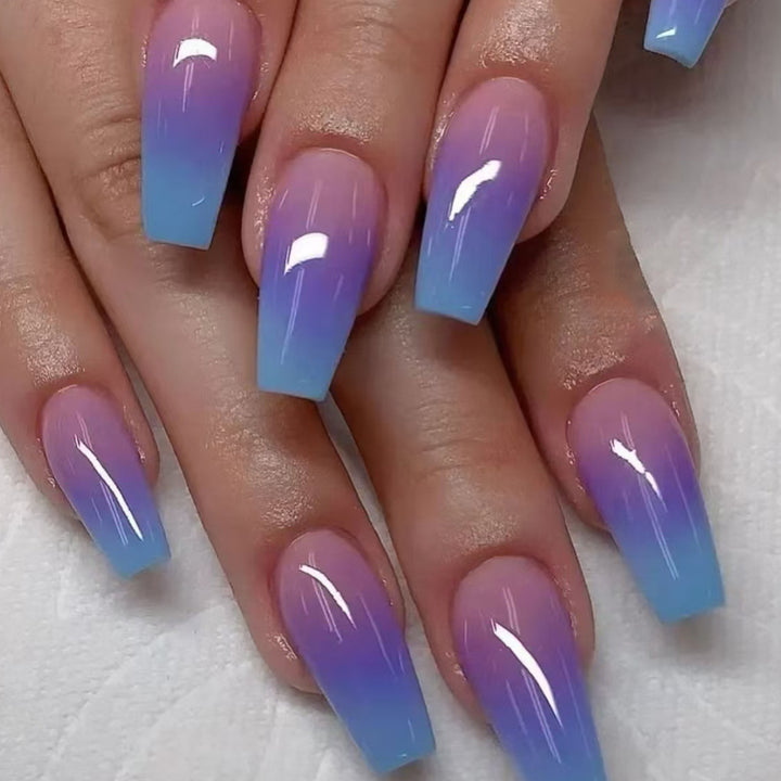 Ombre Press-On Nagelverlängerungen Karnz