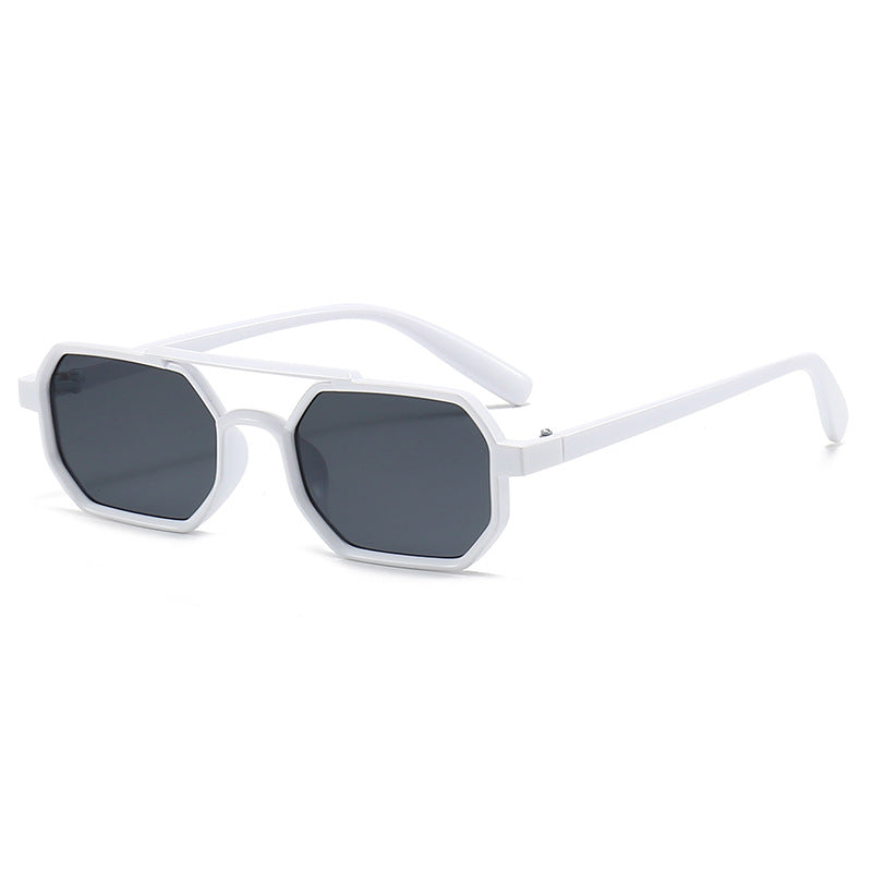 Damen modische Sonnenbrille im innovativen Achtkant-Design Karnz