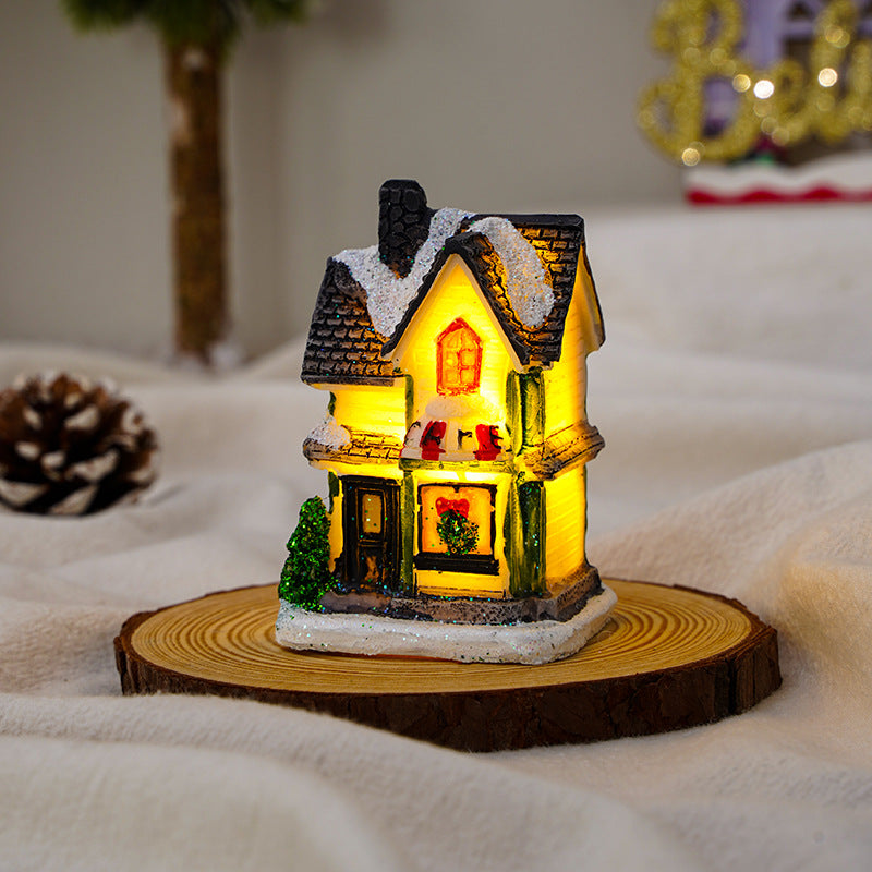 Dekorative Weihnachtsbeleuchtungshaus Karnz