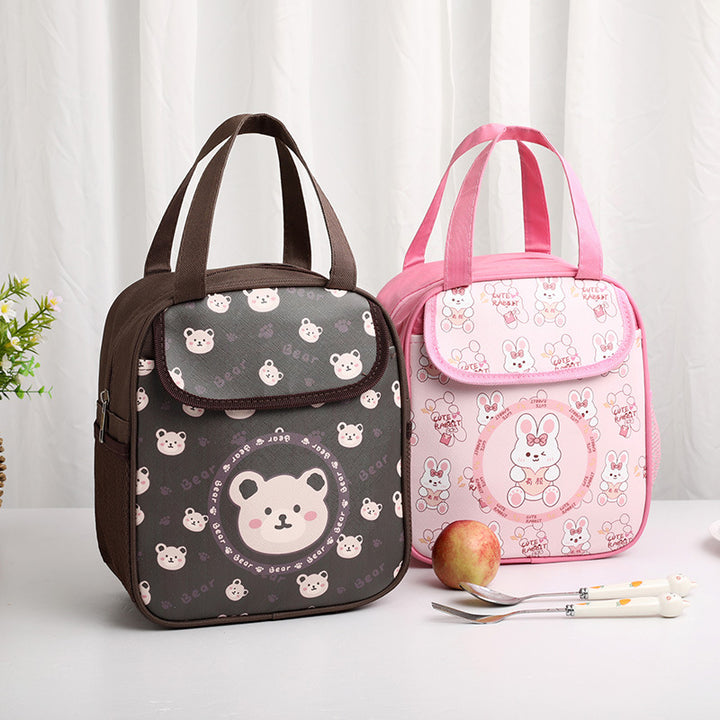 Kinder isolierte Bunny Lunch Tasche Karnz
