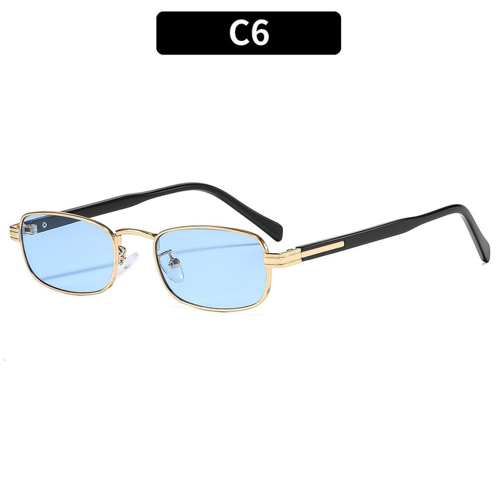 Zeitloses Design Vintage-inspirierte Metallrahmen Sonnenbrille