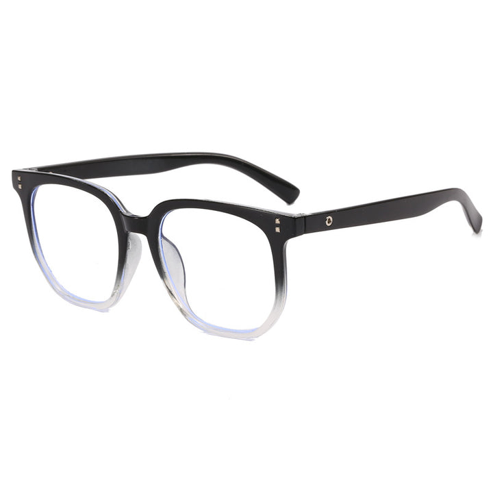Damen Designer-Brille mit quadratischem Rahmen und flexiblem Material Karnz