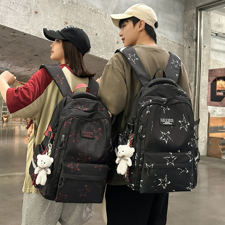 Multifunktionaler Rucksack mit Sternmuster Karnz