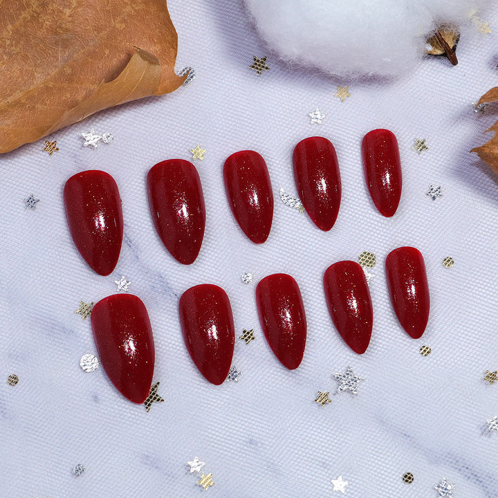 Elegantes DIY Press-On-Nagelset Karnz