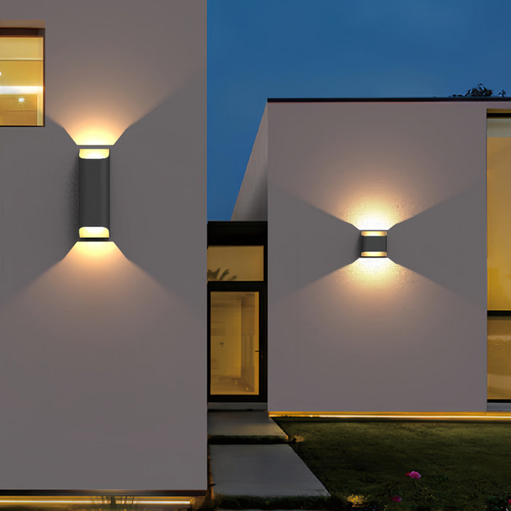 Moderne LED Außenwandlampe