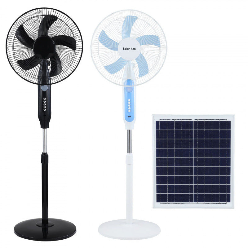 Unisex Solarbetriebenes Standventilator mit Fernbedienung und einstellbarer Höhe Karnz