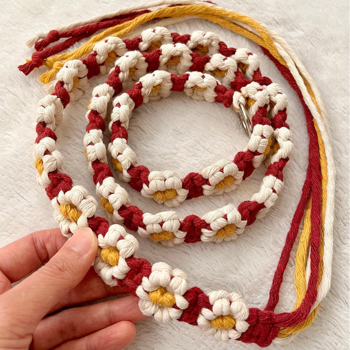 Macrame Blumenkrone Karnz