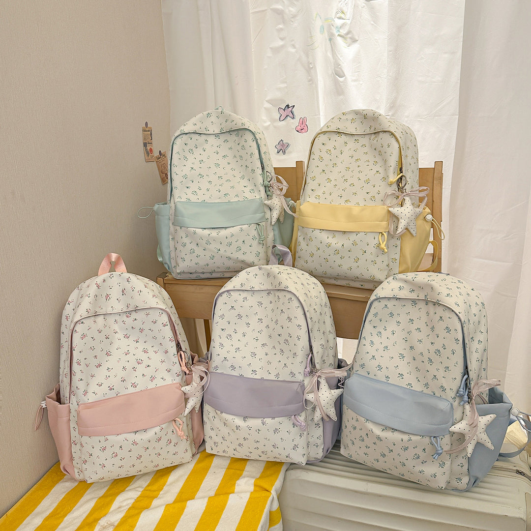 Blumenmuster Casual Rucksack Karnz