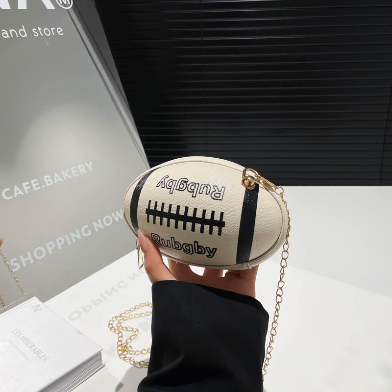Neuheits Rugbyball Umhängetasche