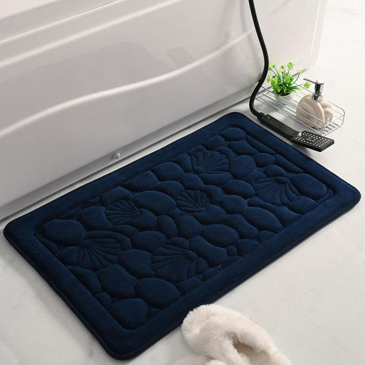 Textured Muschel Badematte