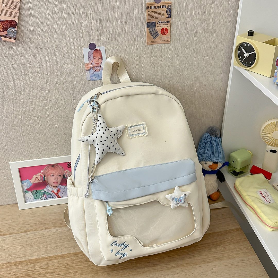 Fun Star-Bestickte Rucksack Karnz