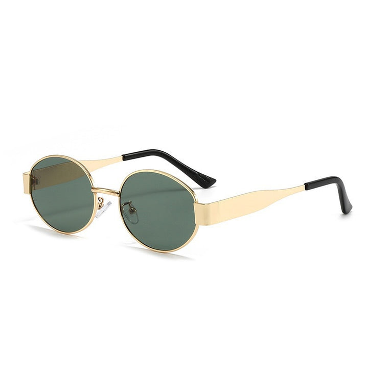 Damen stylische Metallsonnenbrille Karnz