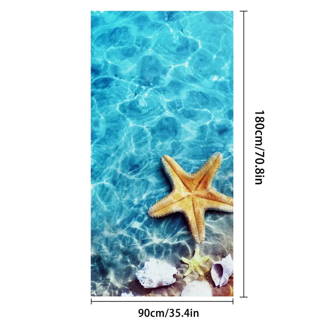 Künstlerisches Strandtuch Karnz